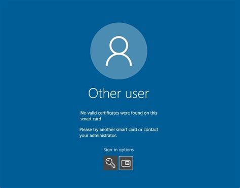 unknown smart card windows 11|no valid certificates found on smart card.